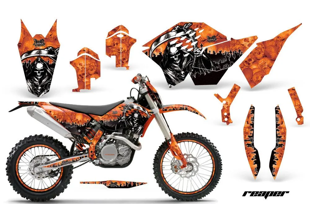 KTM C5 XC 125 / 525 Dirt Bike Custom Graphic Kit - 2008-2010