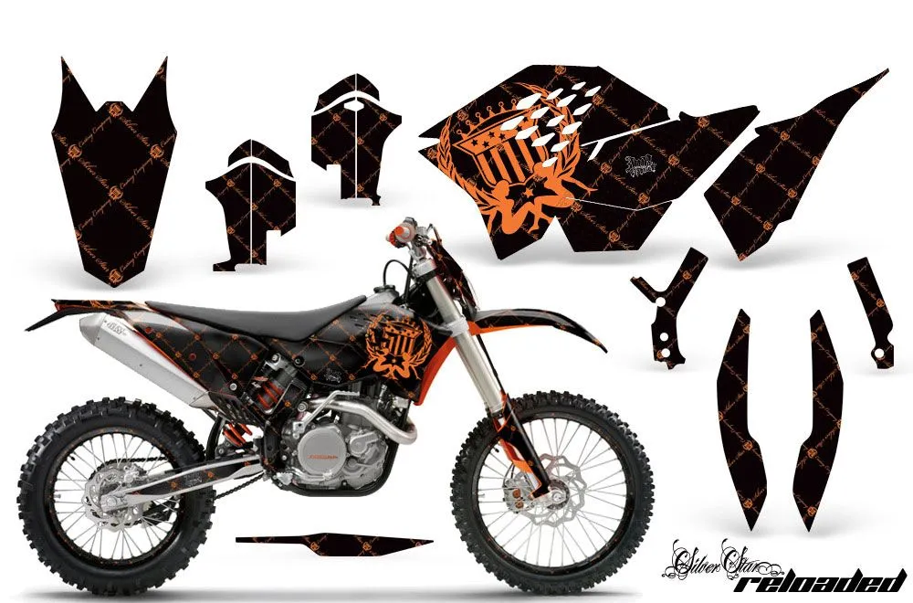 KTM C5 XC 125 / 525 Dirt Bike Custom Graphic Kit - 2008-2010