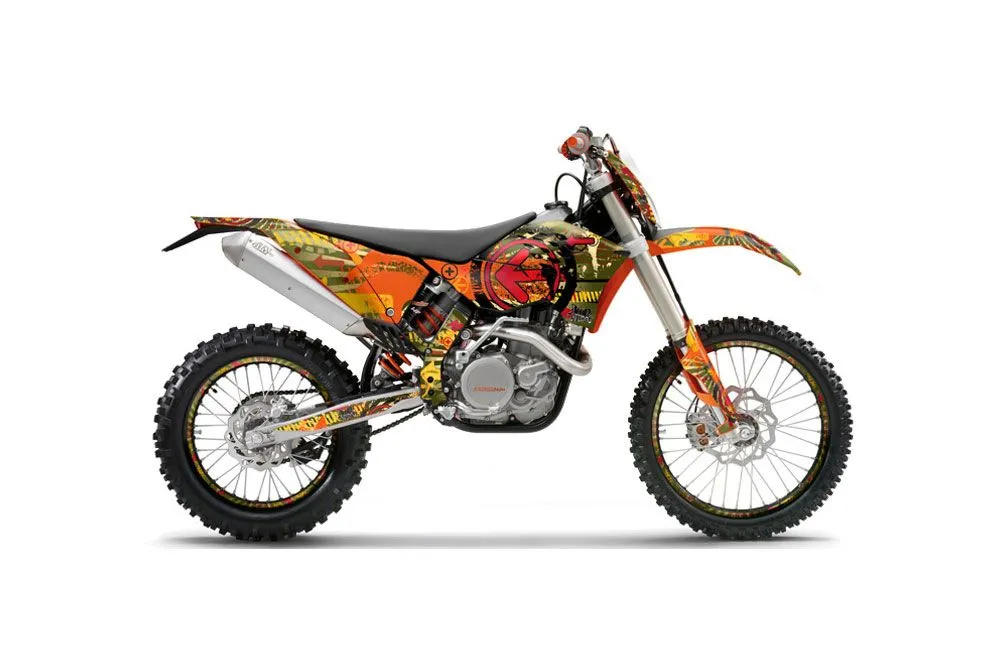 KTM C5 XC 125 / 525 Dirt Bike Graphic Kit - 2008-2010 Arrows