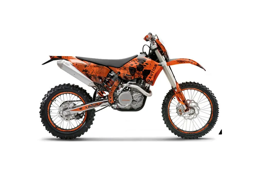 KTM C5 XC 125 / 525 Dirt Bike Graphic Kit - 2008-2010 Meltdown Orange