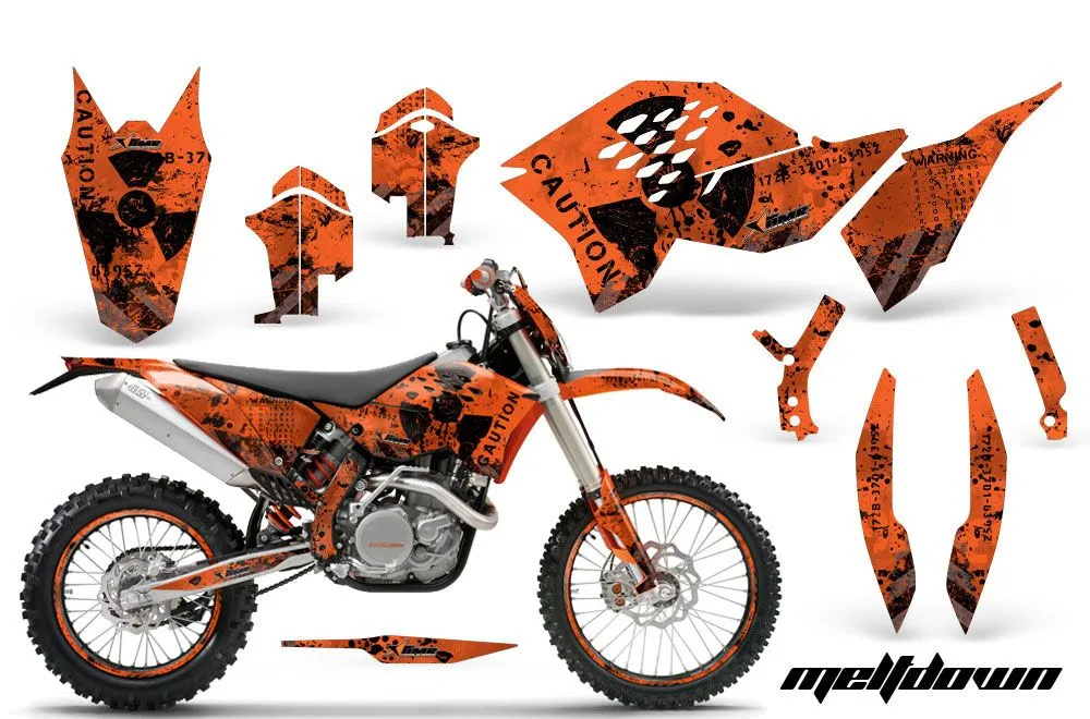 KTM C5 XCW 200/ 250 / 300 Dirt Bike Custom Graphic Kit - 2011