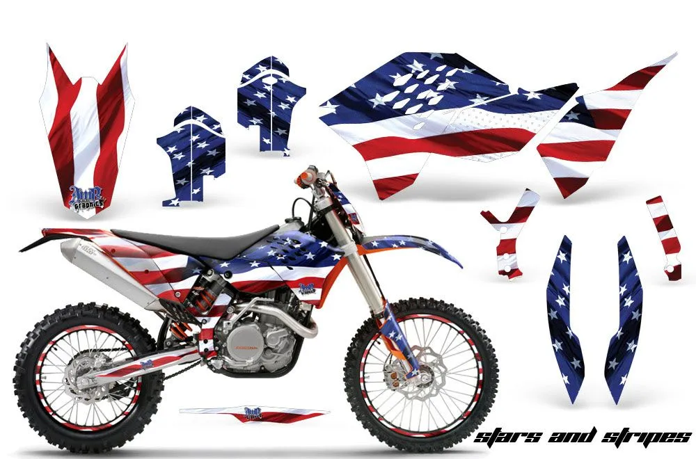KTM C5 XCW 200/ 250 / 300 Dirt Bike Custom Graphic Kit - 2011
