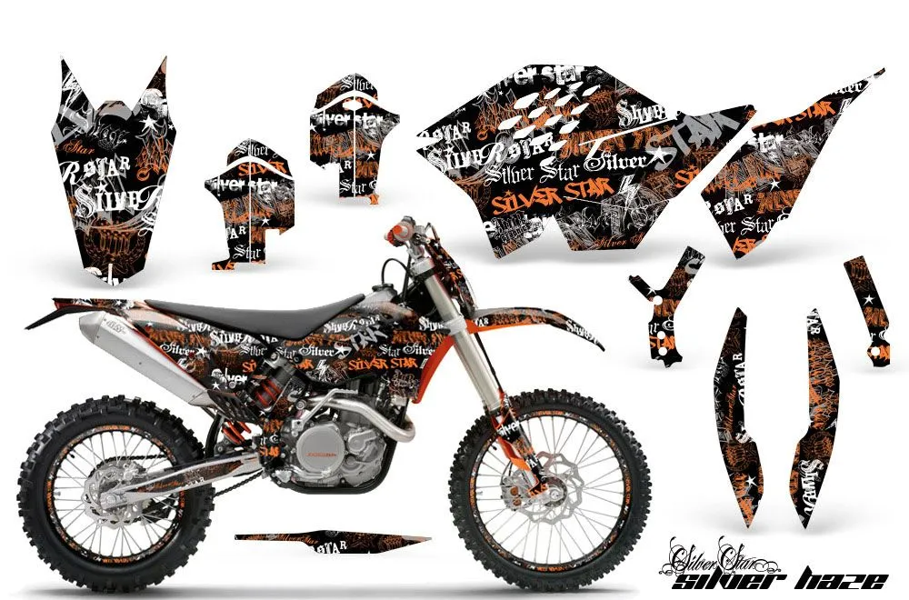 KTM C5 XCW 200/ 250 / 300 Dirt Bike Custom Graphic Kit - 2011