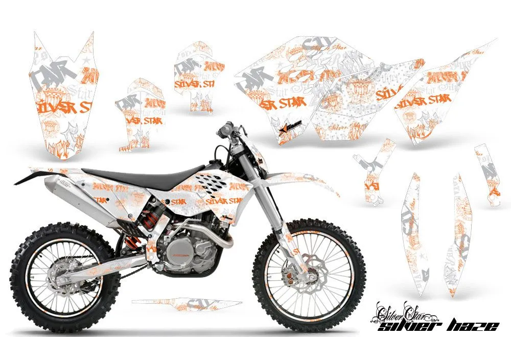 KTM C5 XCW 200/ 250 / 300 Dirt Bike Custom Graphic Kit - 2011