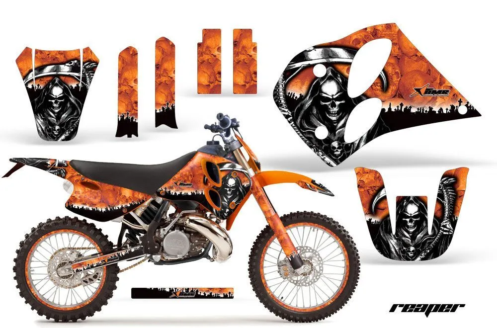 KTM C6 SX 2 Stroke Dirt Bike Custom Graphic Kit - 1993-1997
