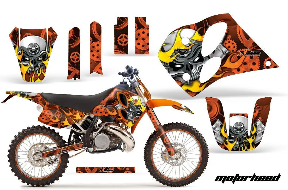 KTM C6 XC 2 Stroke Dirt Bike Custom Graphic Kit - 1993-1997