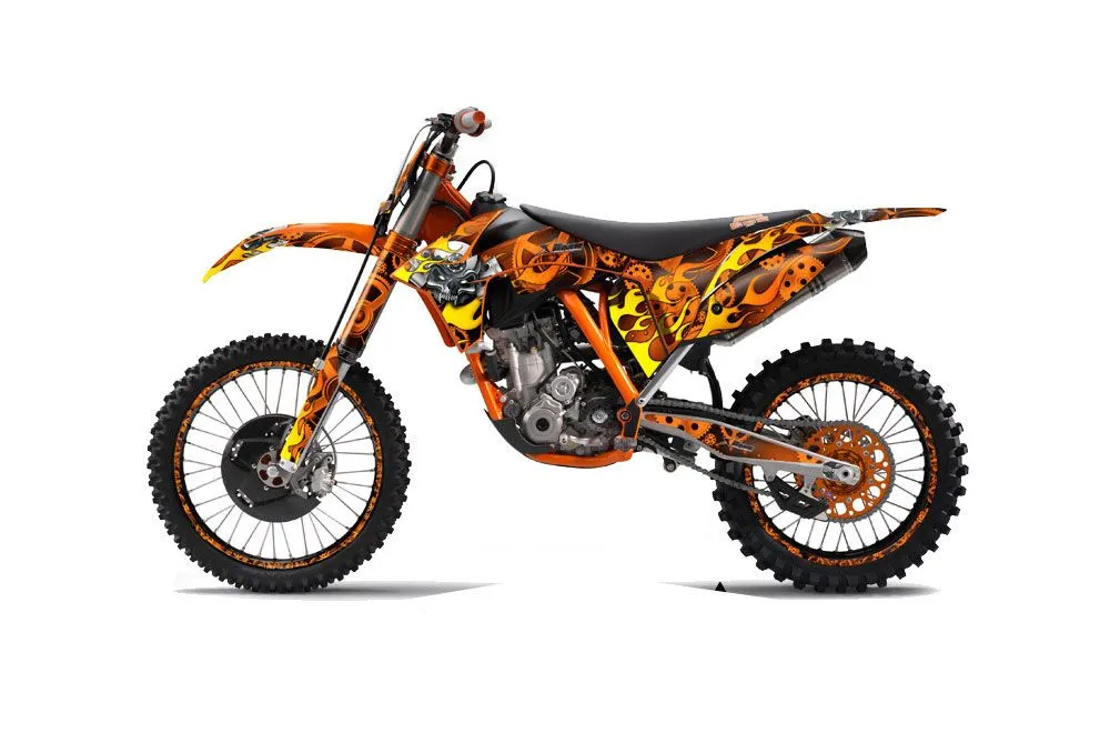 KTM C7 XC Dirt Bike Graphic Kit - 2012-2013 Motorhead Orange