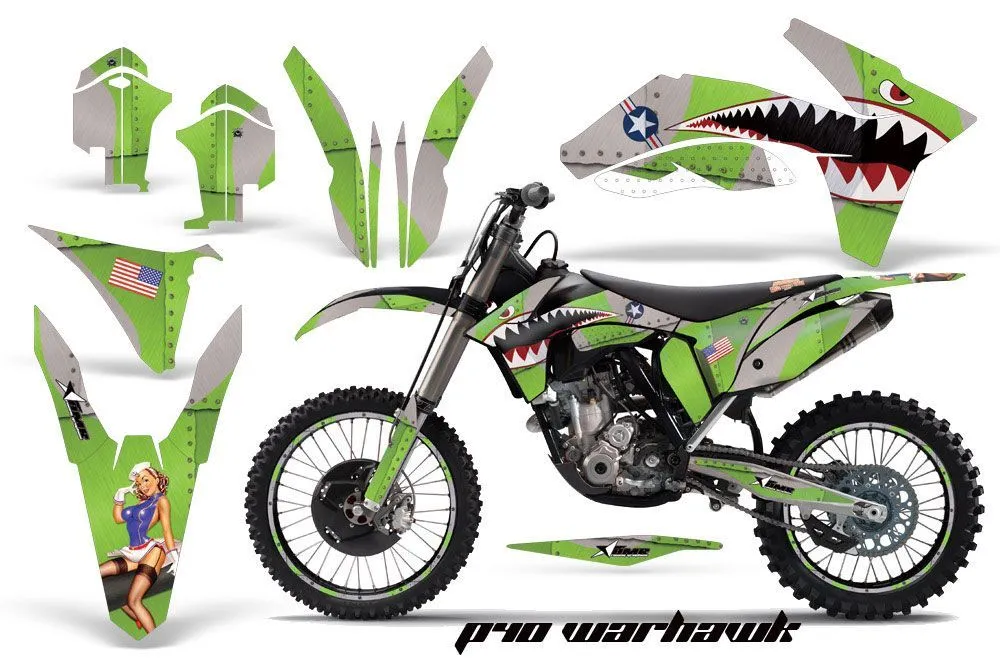 KTM C7 XC Dirt Bike Graphic Kit - 2012-2013 P40 Warhawk Green