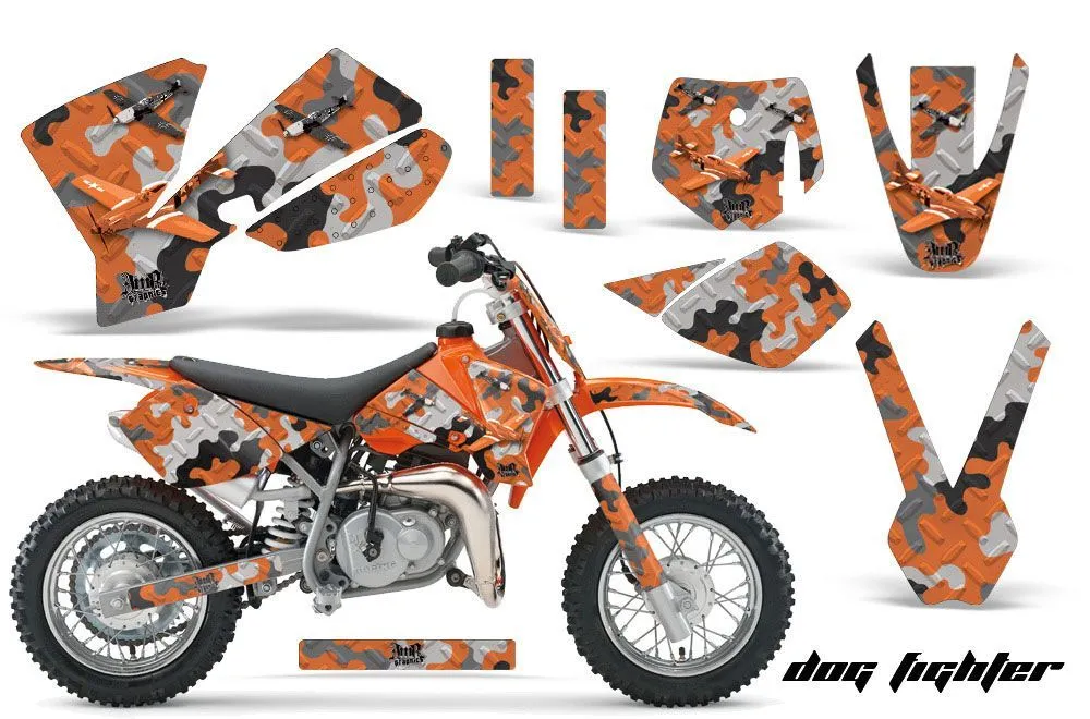 KTM SX 50 Adventure Jr / Sr Dirt Bike Custom Graphic Kit - 2002-2008