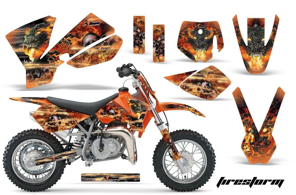 KTM SX 50 Adventure Jr / Sr Dirt Bike Custom Graphic Kit - 2002-2008