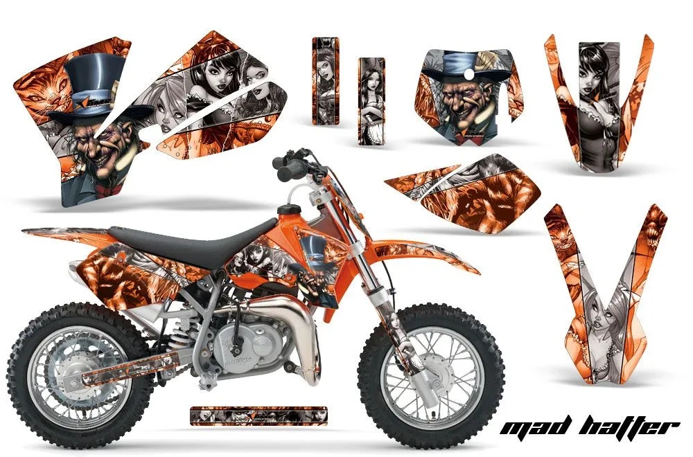 KTM SX 50 Adventure Jr / Sr Dirt Bike Custom Graphic Kit - 2002-2008