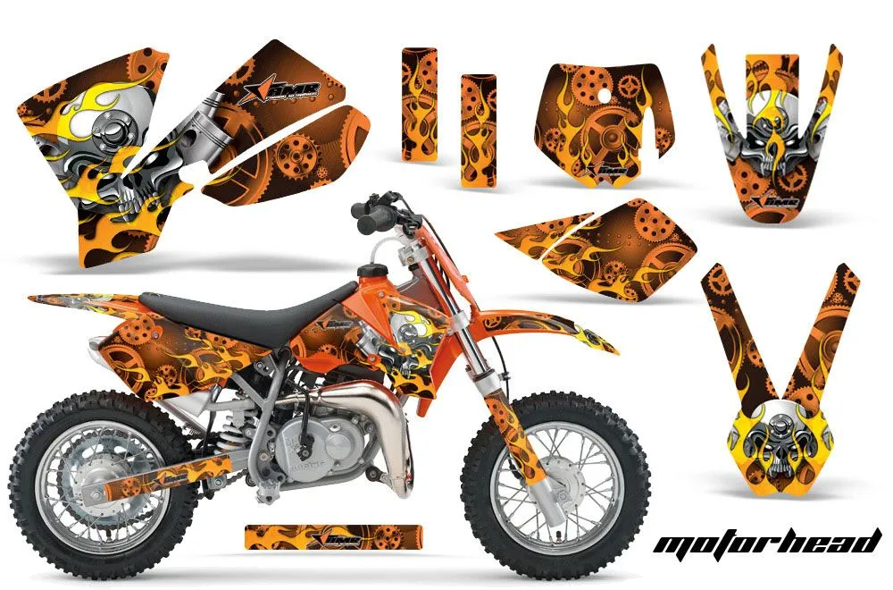 KTM SX 50 Adventure Jr / Sr Dirt Bike Custom Graphic Kit - 2002-2008