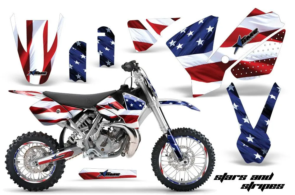 KTM SX 65 Dirt Bike Custom Graphic Kit - 2002-2008