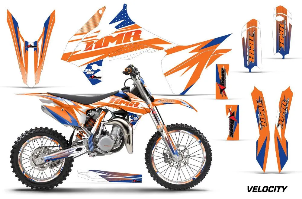 KTM SX 85 Dirt Bike Custom Graphic Kit - 2013-2017