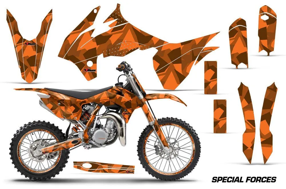 KTM SX 85 Dirt Bike Custom Graphic Kit - 2013-2017