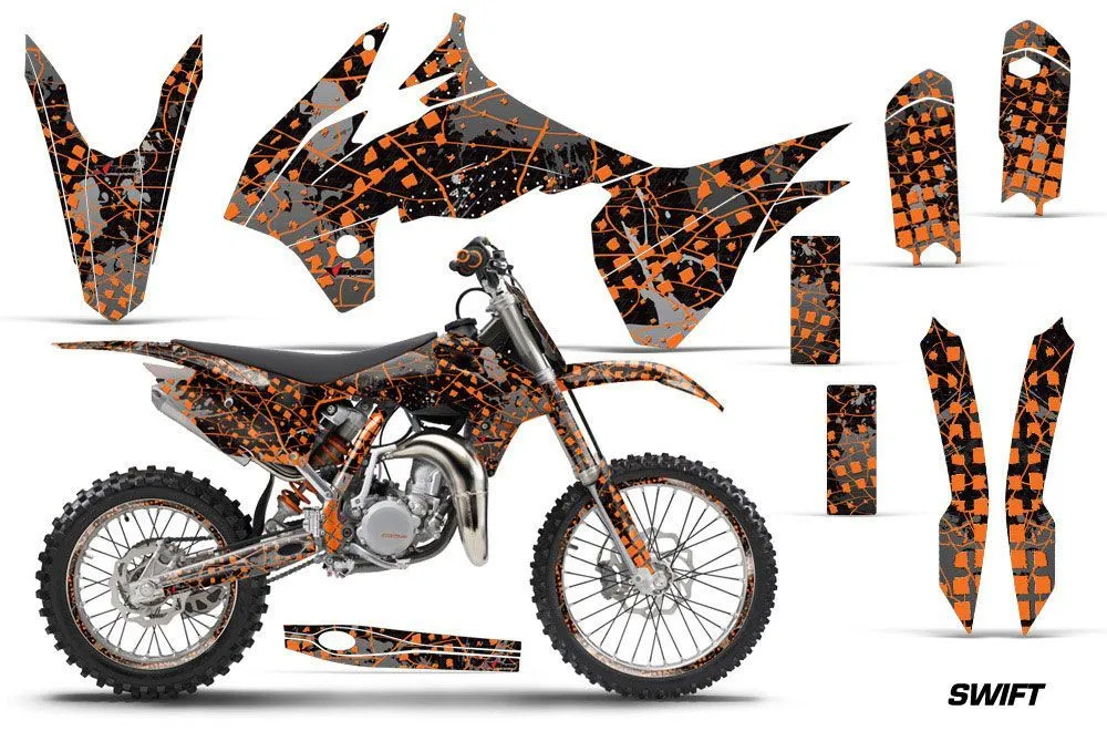 KTM SX 85 Dirt Bike Custom Graphic Kit - 2013-2017