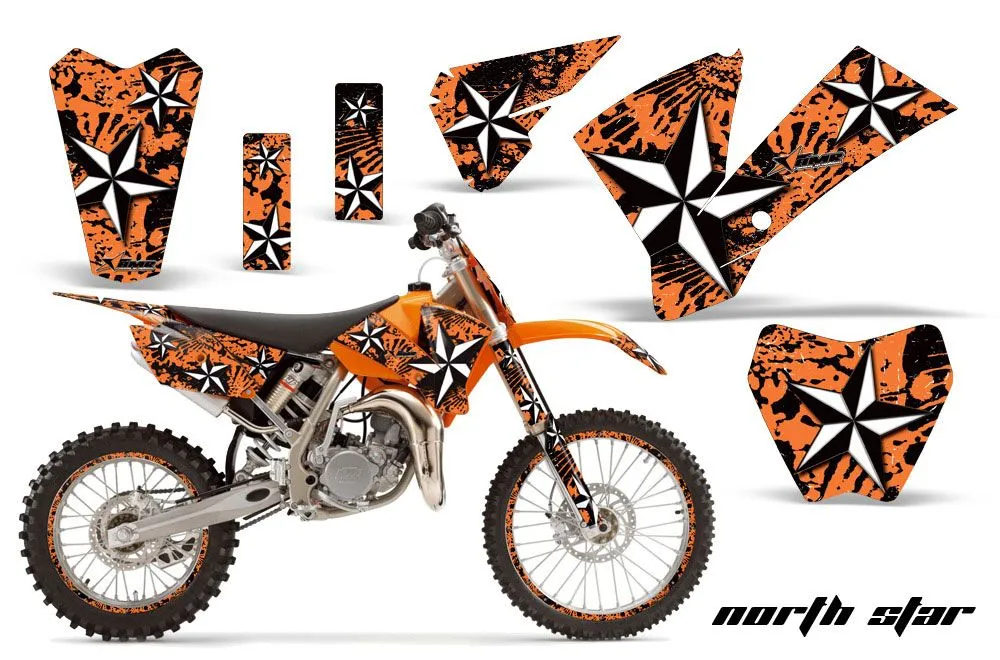 KTM SX 85 Dirt Bike Graphic Kit - 2004-2005 NorthStar Orange