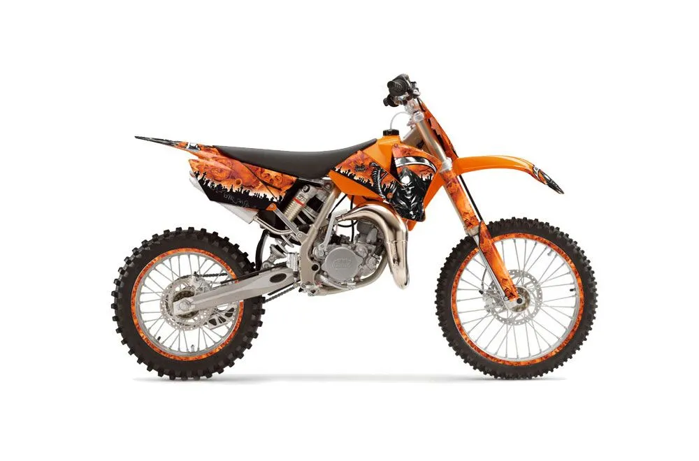 KTM SX 85 Dirt Bike Graphic Kit - 2004-2005 Reaper Orange