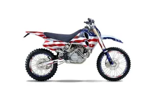 KTM C0 SX / EXC 4 Stroke Dirt Bike Graphic Kit - 1993-1997 Stars and Stripes Red White & Blue