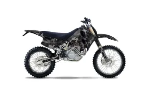 KTM C0 SX / MXC 4 Stroke Dirt Bike Graphic Kit - 1993-1997 Camoplate Black