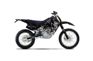KTM C0 SX / MXC 4 Stroke Dirt Bike Graphic Kit - 1993-1997 Silver Star - Reloaded Black