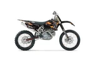 KTM C1 EXC Dirt Bike Graphic Kit - 2003-2004 Toxicity Orange