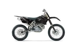KTM C1 MXC Dirt Bike Graphic Kit - 2003-2004 Skulls and Hammers Black