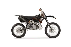 KTM C3 MXC Dirt Bike Graphic Kit - 2001-2002 Bone Collector Black