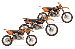 KTM C3 SX / SXS Dirt Bike Custom Graphic Kit - 2001-2002