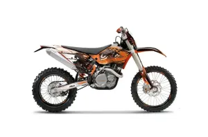KTM C5 WCFW 250 Dirt Bike Graphic Kit - 2011 Carbon X Orange