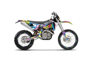 KTM C5 WCFW 250 Dirt Bike Graphic Kit - 2011 Flashback