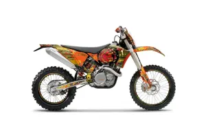 KTM C5 XC 125 / 525 Dirt Bike Graphic Kit - 2008-2010 Arrows