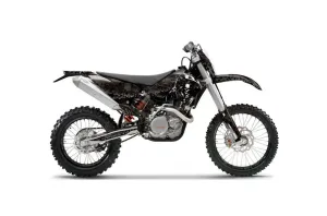KTM C5 XC 125 / 525 Dirt Bike Graphic Kit - 2008-2010 Reaper Black
