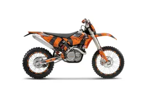 KTM C5 XC 125 / 525 Dirt Bike Graphic Kit - 2008-2010 T Bomber Orange