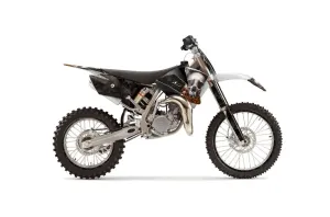 KTM SX 105 Dirt Bike Graphic Kit - 2004-2005 Bone Collector Black