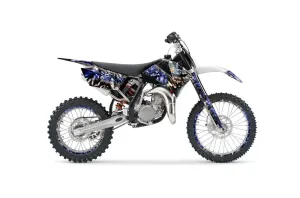 KTM SX 105 Dirt Bike Graphic Kit - 2006-2012 Mad Hatter Silver