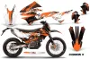 KTM Adventure 690 Enduro R Dirt Bike Graphic Kit - 2012-2018 Carbon X Orange