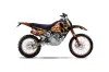 KTM C0 SX 4 Stroke Dirt Bike Graphic Kit - 1993-1997 Firestorm Black