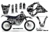 KTM C0 SX 4 Stroke Dirt Bike Graphic Kit - 1993-1997 Silver Star - Silverhaze Black