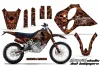 KTM C0 SX 4 Stroke Dirt Bike Graphic Kit - 1993-1997 Skulls and Hammers Orange