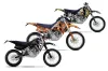 KTM C0 SX / MXC 4 Stroke Dirt Bike Custom Graphic Kit - 1993-1997