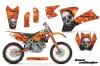 KTM C1 MXC Dirt Bike Graphic Kit - 2003-2004 Bone Collector Orange