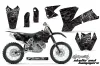 KTM C1 MXC Dirt Bike Graphic Kit - 2003-2004 Skulls and Hammers Black