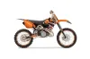 KTM C3 EXC Dirt Bike Graphic Kit - 2001-2002 P40 Warhawk Orange
