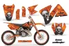KTM C3 SX / SXS Dirt Bike Graphic Kit - 2001-2002 Bone Collector Orange