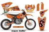 KTM C4 EXC Dirt Bike Custom Graphic Kit - 2005-2007
