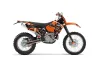 KTM C4 EXC Dirt Bike Graphic Kit - 2005-2007 Mad Hatter Orange