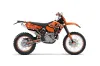 KTM C4 SX Dirt Bike Graphic Kit - 2005-2006 Reaper Orange