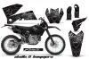 KTM C4 SX Dirt Bike Graphic Kit - 2005-2006 Skulls and Hammers Silver