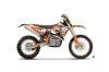 KTM C5 SX / SX-F 125 / 525 Dirt Bike Graphic Kit - 2007-2010 Tribal Flames White